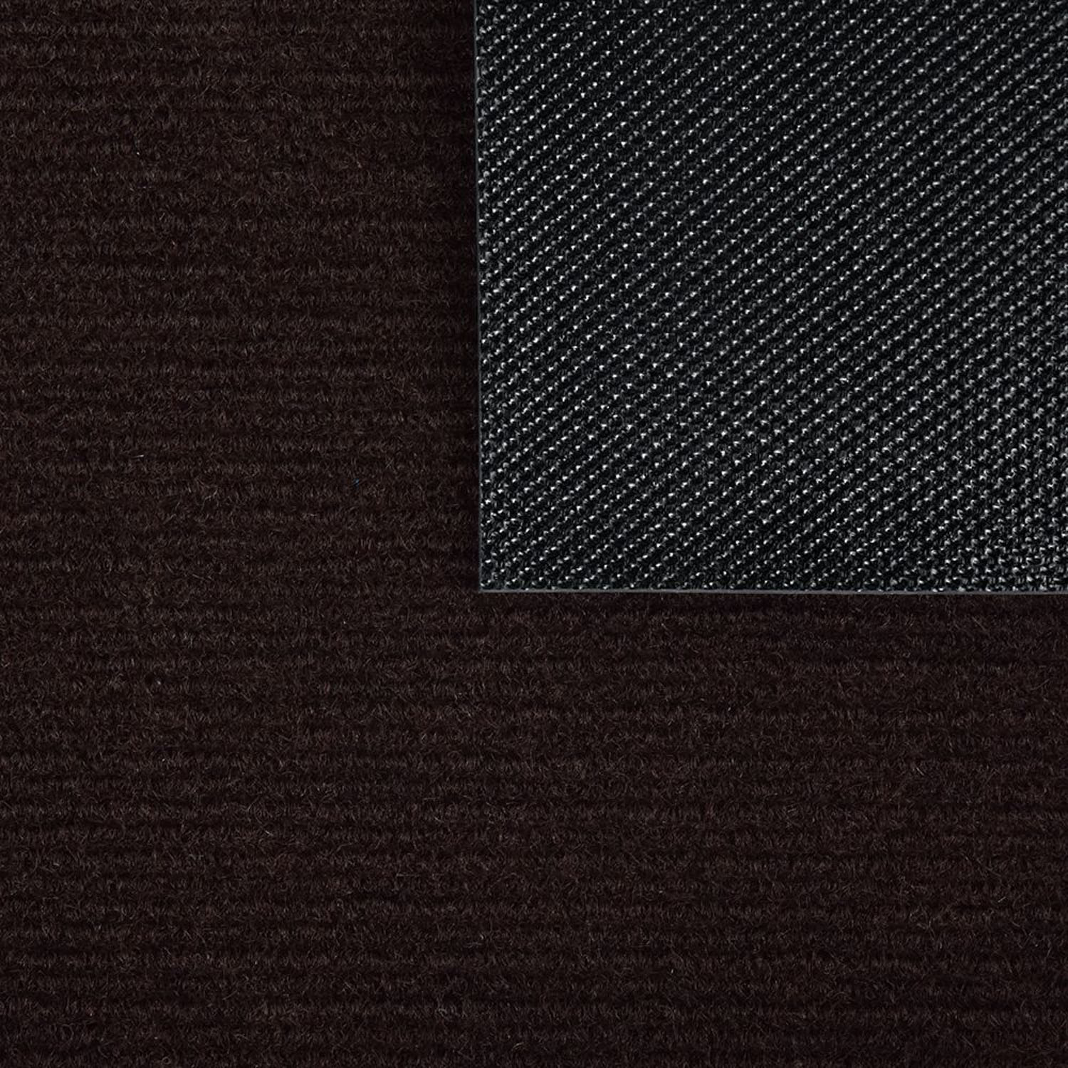 яяяКоврик 50*80 см  влаговпитывающий ребристый коричневый "TRIP" "VORTEX"  (арт.24191)  *1/10