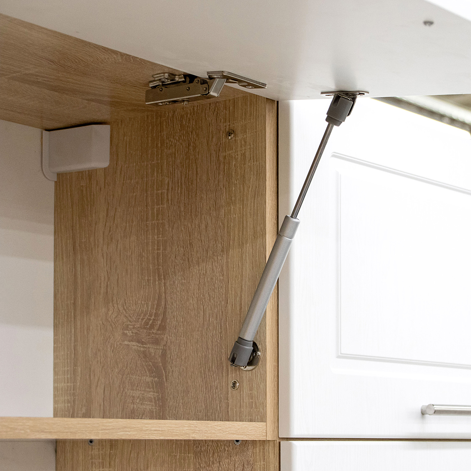 Шкаф навесной 60см 1ДВ для вытяжки ПВХ Орхидея*1