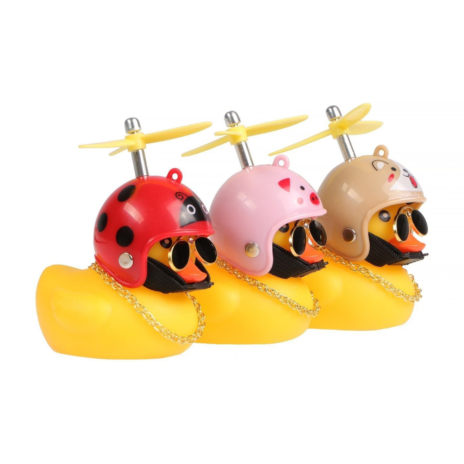 Утка с пропеллером, цвет желтый, микс   4708037