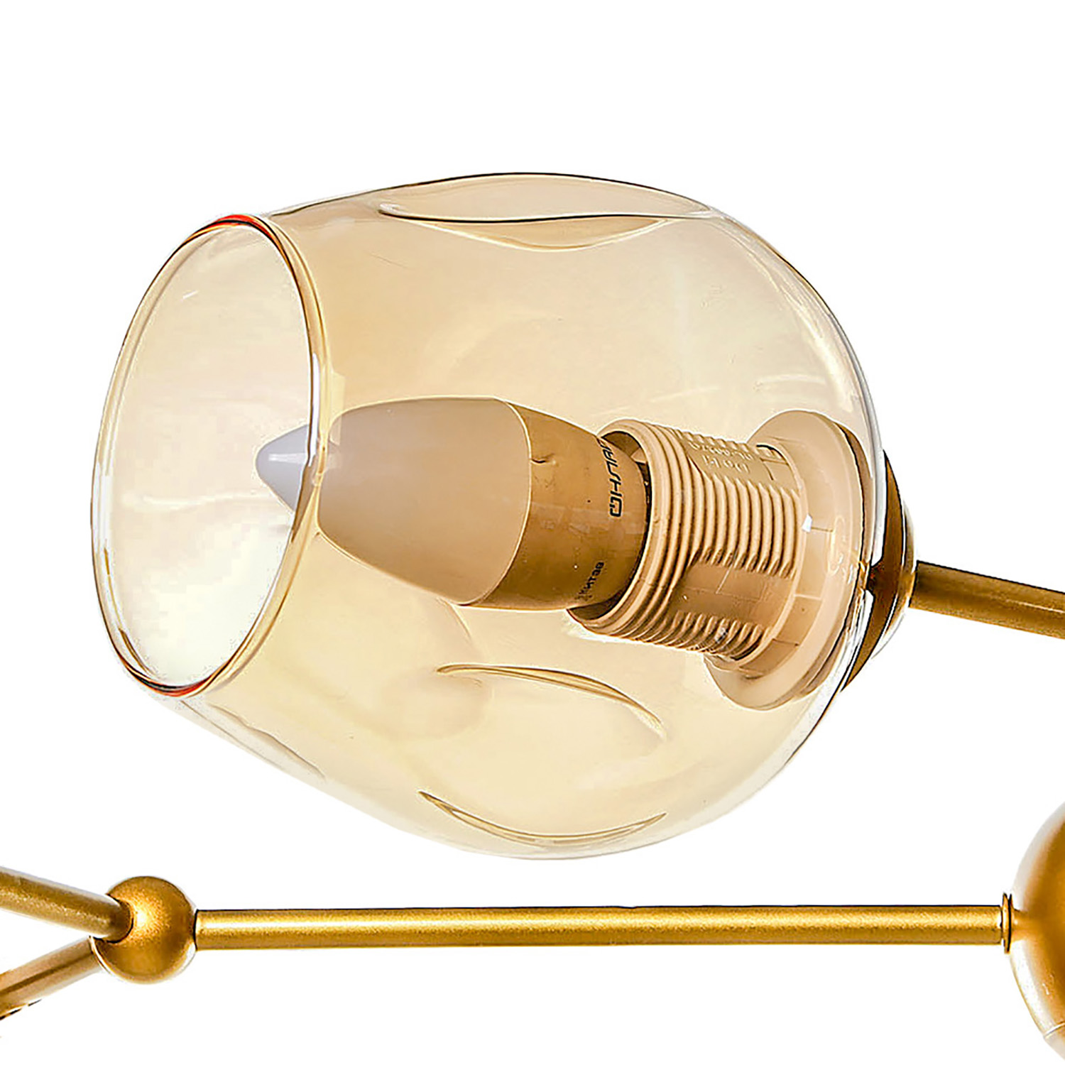 Люстра 10094/8GD AMB Е27 8*60W S=18м2 *1