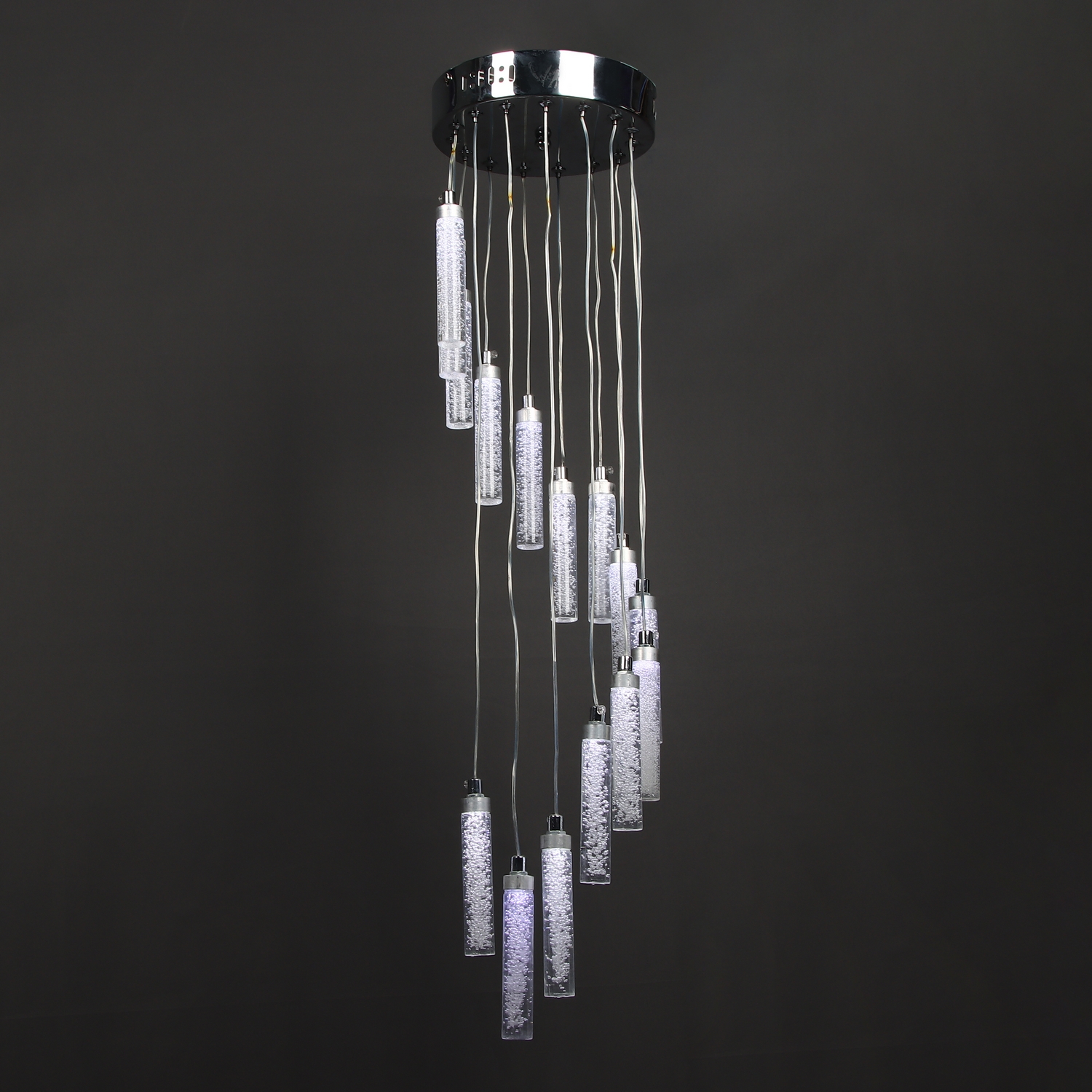 Люстра Verner Lighting Е1714/15, 2 Вт, 15 ламп, хром