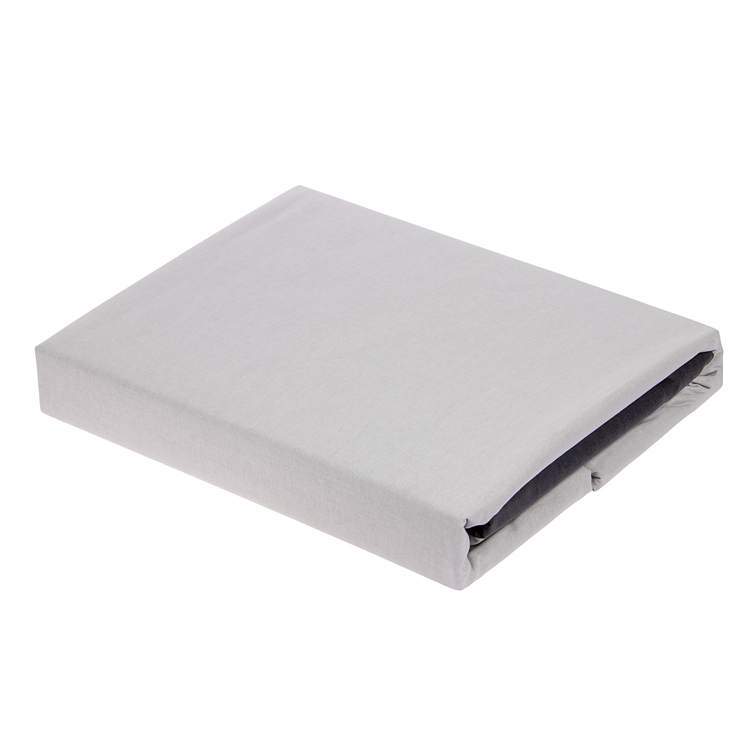 Постельное белье евро поплин Мастерская снов 19700 платина, наволочки 70*70см - 2шт *1/8