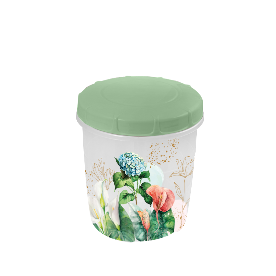 Банка для продуктов пластм. с закруч.крышкой "Гармония" 0,5л арт.57526 ("Полимербыт") *1/22 Банка для продуктов пластм. с закруч.крышкой "Гармония" 0,5л арт.57526 ("Полимербыт") *1/22