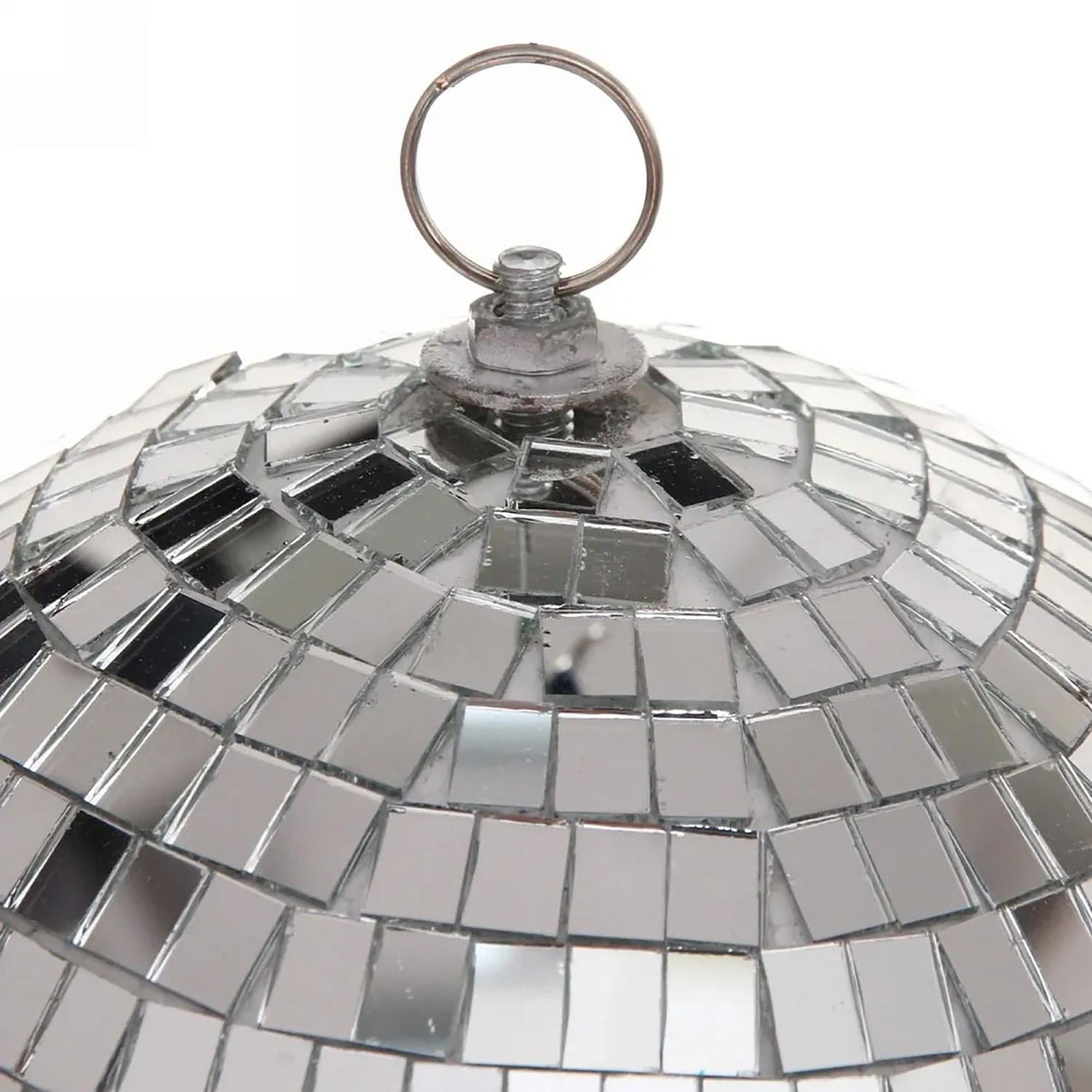 Новогодний шар 20 см "Shining Disco", Серебро