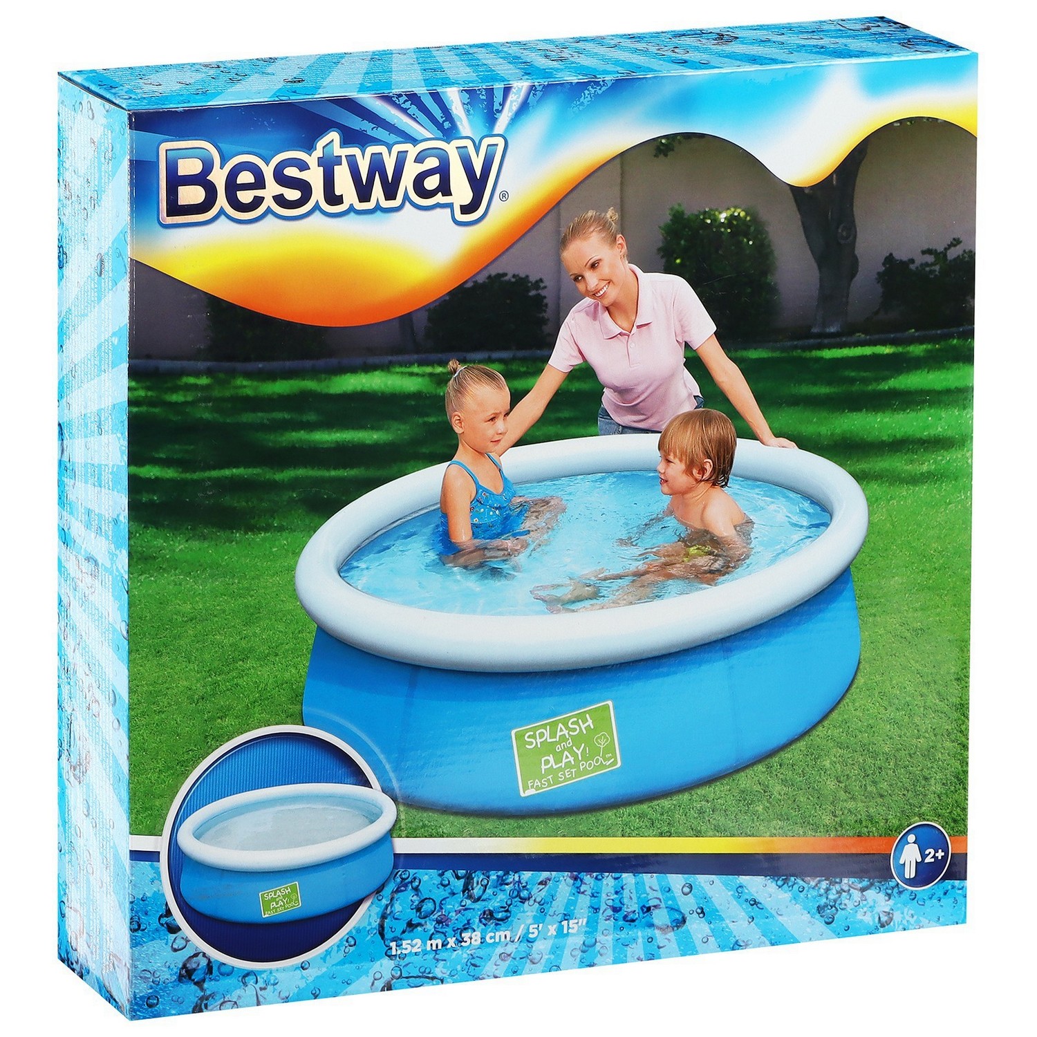 Бассейн Fast Set в ассортименте 152х38 см, от 2 лет (57241) 561306 Бассейн Fast Set в ассортименте 152х38 см, от 2 лет (57241) 561306