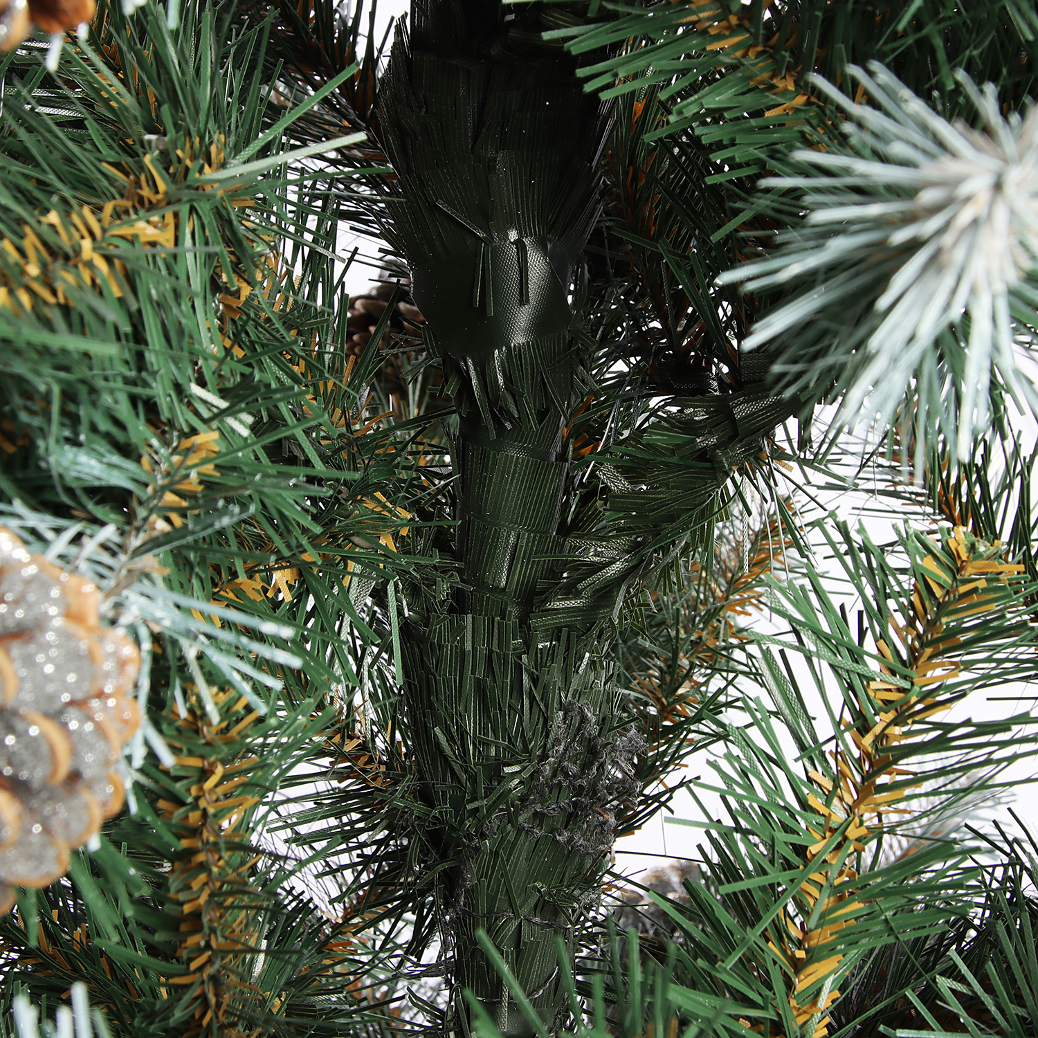 Елка искусственная Елки от Мишки «Элитная», 150 см, ПВХ, зеленый с инеем