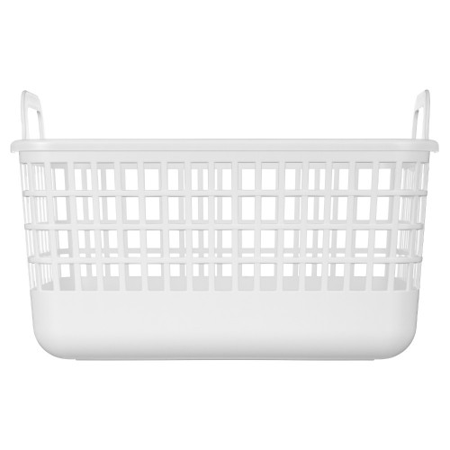 Корзина для хранения пластм. "Kobo" 320х224х210мм 12л с Крышкой Белый арт.435218316("Бытпласт")*1/16