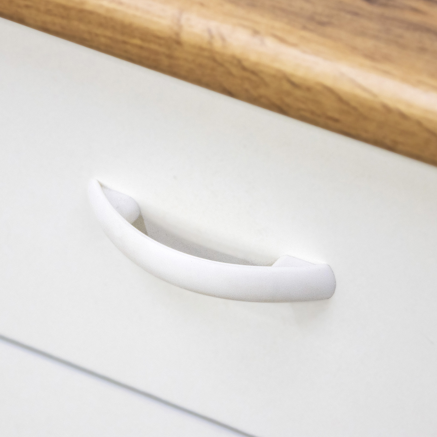 Шкаф напольный 800х850х480 мм BROZEX-WOOD Liberty, с двумя дверцами, белый