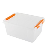 Контейнер д/хранения пластм. "Профи" 15л 410х295х183мм Прозрачн. арт.508 ("Полимербыт")*1/8