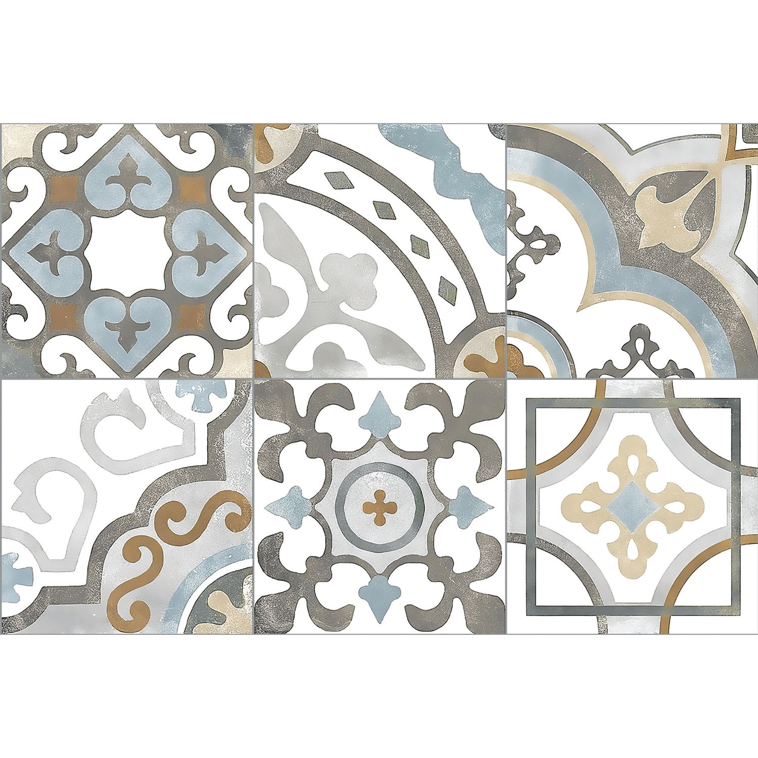 Плитка настенная Emotion пэчворк 270*400*8,5 (0,108*10=1,08*72=77,76) 9EM0139TG Глобал Тайл