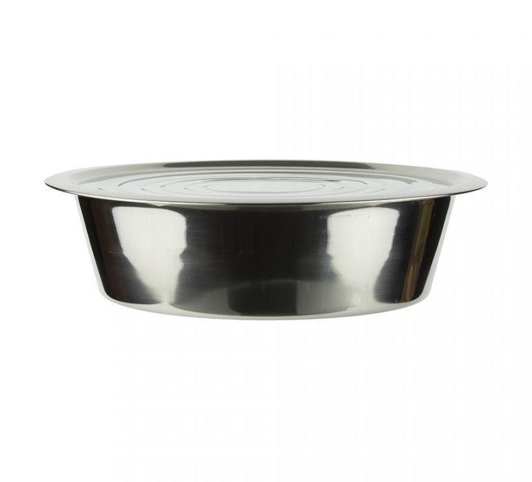 Таз нерж.12л d440мм с КРЫШКОЙ-подносом "Катунь" 0184 *1/12 Таз нерж.12л d440мм с КРЫШКОЙ-подносом "Катунь" 0184 *1/12