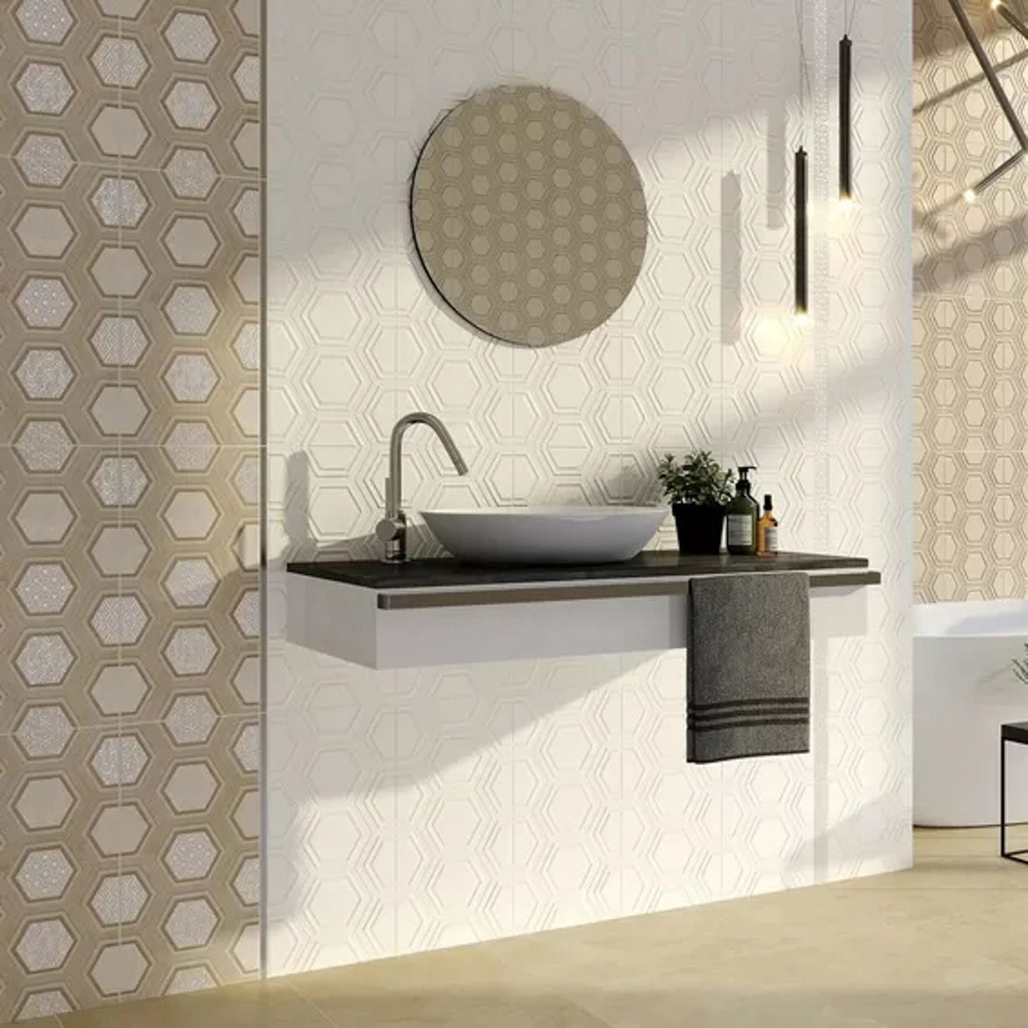 Плитка настенная Рона бежевая 250*500 (0,125*10=1,25*54=67,5) Axima ВКЗ