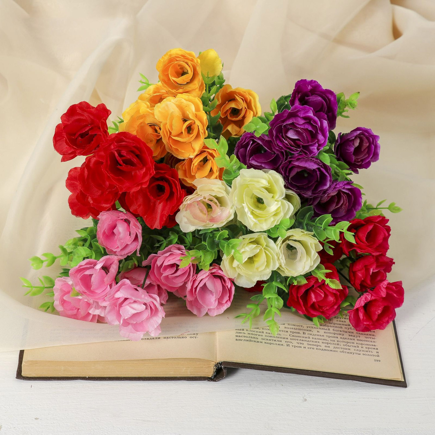 Букет "Анемоны" 4*29 см, микс   3534192