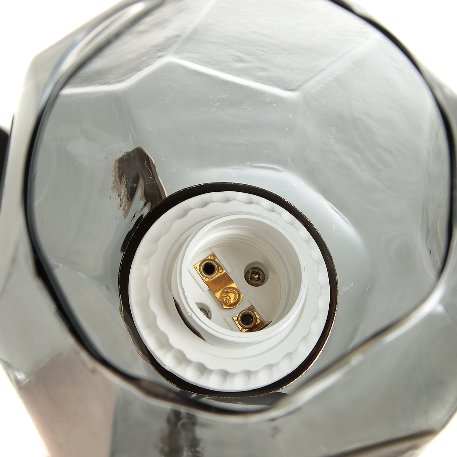 Люстра N4202/2 COFFEE+FGD 2*40W  E27 (L=600; w-600; h-230)  VERNER LIGHTING *1