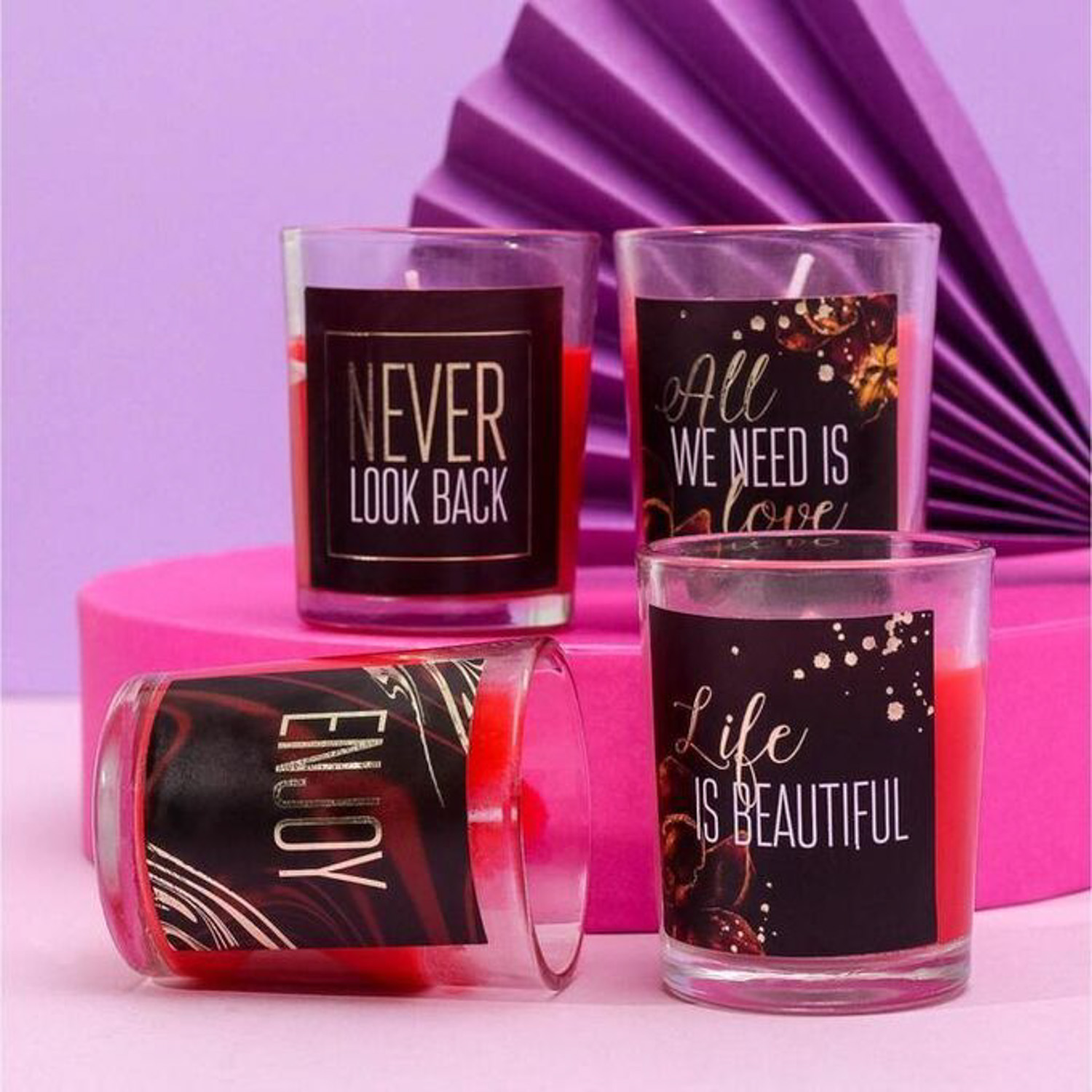 Свеча интерьерная "Для тебя" 7х5 см, МИКС 7372636