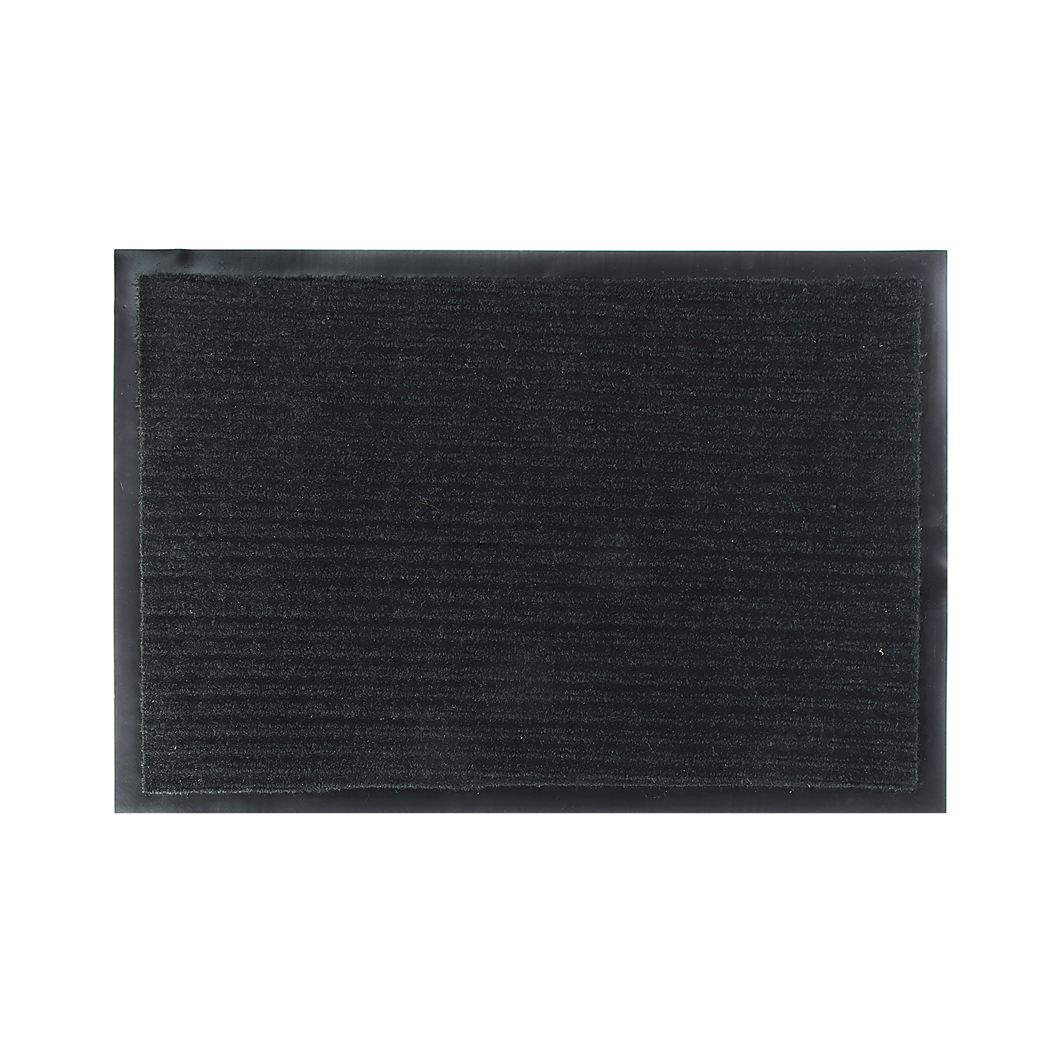 Коврик 40х60 см KOVROFF, влаговпитывающий, ребристый, черный