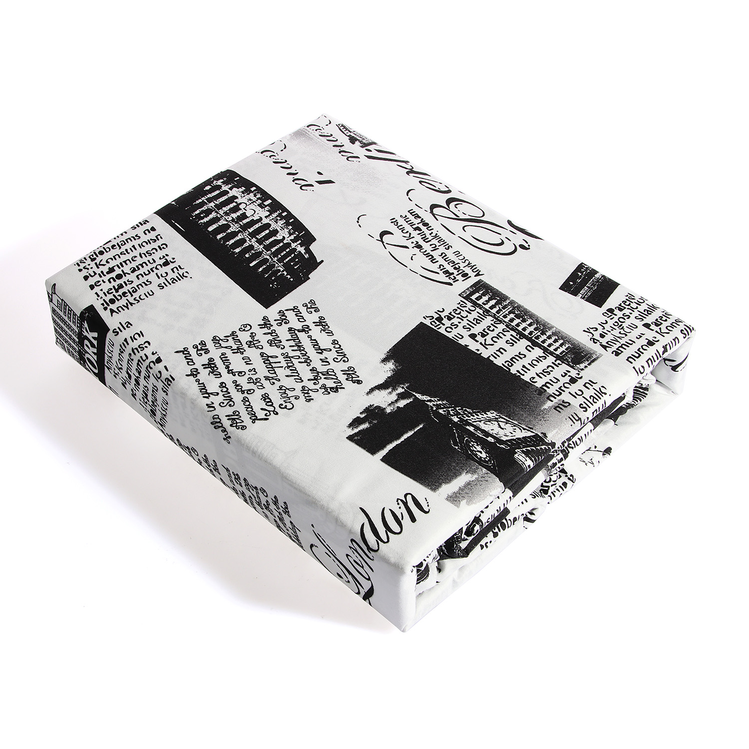 Постельное белье 2сп макосатин 24477 Trip белый Amore Mio, наволочки 70*70 - 2шт *1