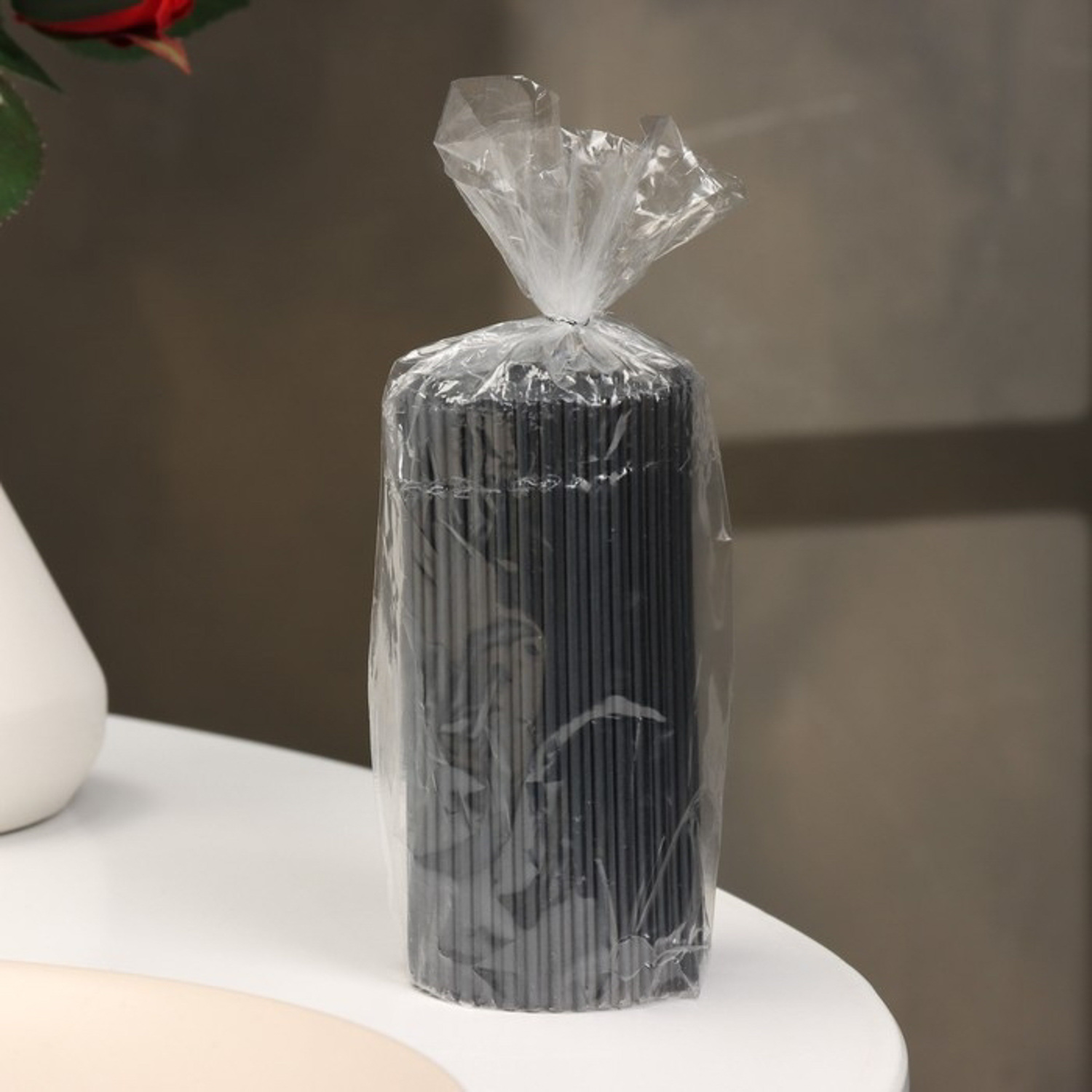 Свеча-цилиндр с гранями, 5х10 см, мокрый асфальт, 6 ч 9889538