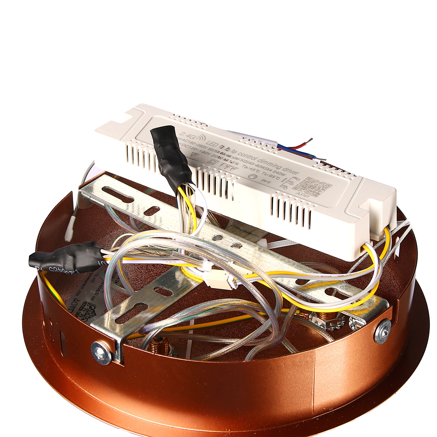 Светильник подвесной светодиодный 9200(9238)/240W coffee 600+400мм 3реж., пульт S=20м2 VERNER LIGHTING *1