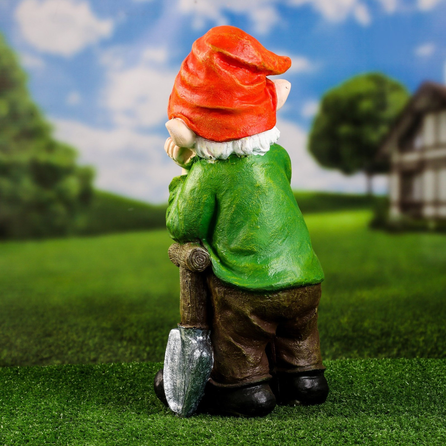 Садовая фигура "Эльф с лопатой" 45см 9567039