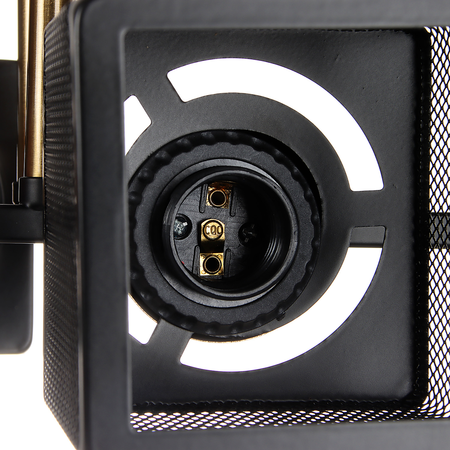 Люстра N6400/4 BK+COP 4*40W E27 220V (l-555; w-345; h-195)  VERNER LIGHTING *1