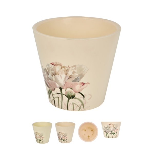 Кашпо пластм. "INGREEN" "London Deco" 3,3л d190мм, выс.173мм ING6251ДЕ *1/9