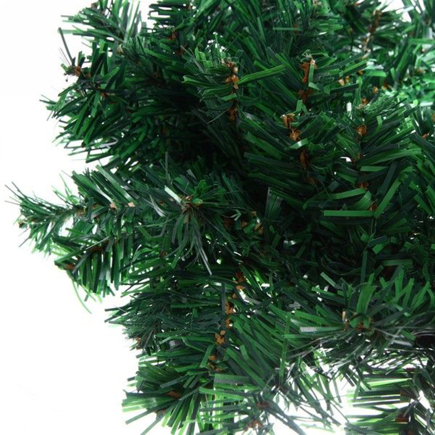 Украшение новогоднее "Венок новогодний", ПВХ, диаметр 40 см, зеленый