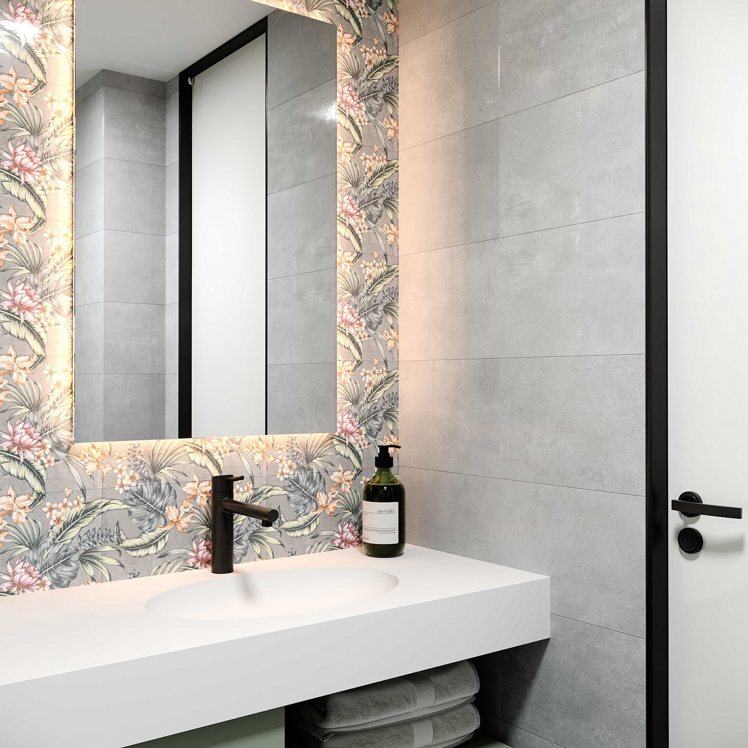 Плитка 40х28 см настенная 1.23 м² Axima Дорадо, светло-серый