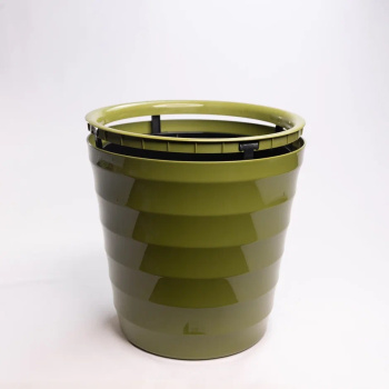 Кашпо пластм. "Лаура" 16,6л d верха 300мм h300мм со вставкой Папоротник ЛР30-26*1