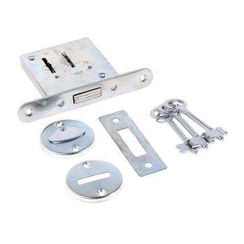 Замок врезной Омега ЗВ 8-4 3кл. сувальдный плоский ригель Димитровград *1/15