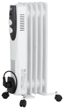 Радиатор масляный 5 секций 1000Вт Ballu Classic BOH/CL-05WRN *1