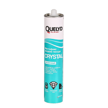 Жидкие гвозди 260 г Quelyd Мастификс CRYSTAL, для стекла, металла, пластика Жидкие гвозди 260 г Quelyd Мастификс CRYSTAL, для стекла, металла, пластика