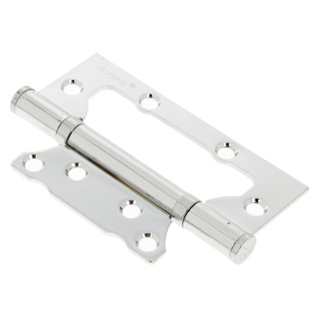 Петля без врезки 100*63*2мм ХРОМ CR (комплект 2шт.) AVERS *1/6/48