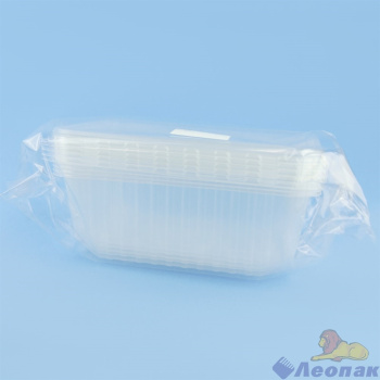 Одноразовые контейнеры с Крышками 1,5л прямоуг. НАБОР 5ШТ Леопак *115 Одноразовые контейнеры с Крышками 1,5л прямоуг. НАБОР 5ШТ Леопак *115