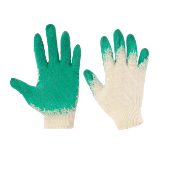 Перчатки рабочие нейлон с латекс, полн облив 13кл 4нит 75гр бел/зелен (арт.4526) Ladoni  *10/240 Перчатки рабочие нейлон с латекс, полн облив 13кл 4нит 75гр бел/зелен (арт.4526) Ladoni  *10/240