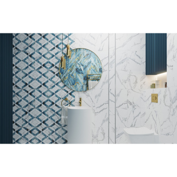 Плитка 40х28 см настенная 1.23 м² Axima Виченца, голубой