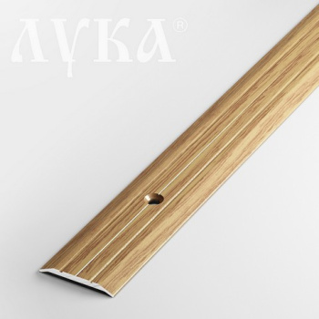 Порог-стык узкий Лука ПС 01, 1350х25х3 мм, дуб универсал