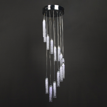 Люстра Verner Lighting Е1714/15, 2 Вт, 15 ламп, хром