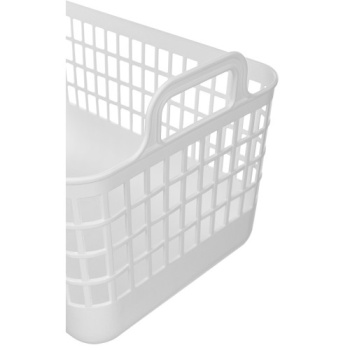 Корзина для хранения пластм. "Kobo" 320х224х210мм 12л  Белый арт 435296116 ("Бытпласт") *1/16