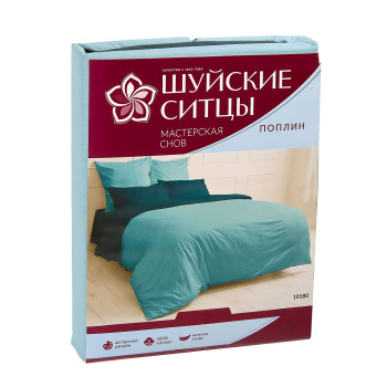 Постельное белье 1,5сп поплин Мастерская снов 10180 небесный, наволочки 70*70см - 2шт *1/9 Постельное белье 1,5сп поплин Мастерская снов 10180 небесный, наволочки 70*70см - 2шт *1/9