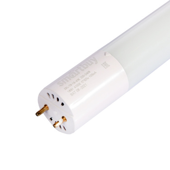 Лампа светодиодная линейная Smartbuy, G13, Т8, 18 Вт, 1460 Лм, 4000 К, нейтральный белый Лампа светодиодная линейная Smartbuy, G13, Т8, 18 Вт, 1460 Лм, 4000 К, нейтральный белый