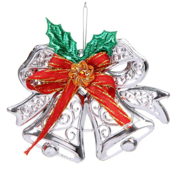 Подвеска "Зимние колокольчики" 13 см, серберо