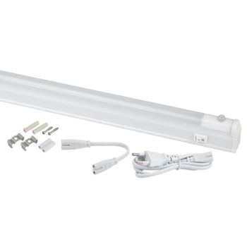 Светильник светодиодный линейный 12W 4,0К датч.движ.1000Лм 874х22х37 ЭРА Б0019785 *1/25