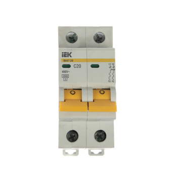 Авт.выкл. IEK ВА47-29 20А/2П 4,5кА х-ка С MVA20-2-020-С *6/72