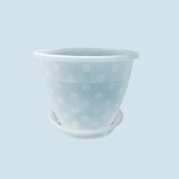 Кашпо пластм. "Цветочек" 1,2л d верха 150мм h120мм с поддоном Прозрачный КЦ 1,2 (Екатеринбург)*1/100 Кашпо пластм. "Цветочек" 1,2л d верха 150мм h120мм с поддоном Прозрачный КЦ 1,2 (Екатеринбург)*1/100