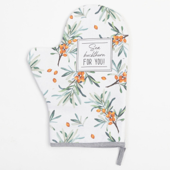 Варежка-прихватка 20*28см Berry garden саржа, 100% хлопок Этель *1