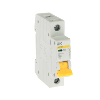 Авт.выкл. IEK ВА47-29 6А/1П 4,5kA х-ка С MVA20-1-006-C *12
