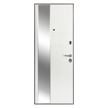 Дверь входная 2050х860х100 мм Дверной континент Новелло, правая, графит/белый Дверь входная 2050х860х100 мм Дверной континент Новелло, правая, графит/белый