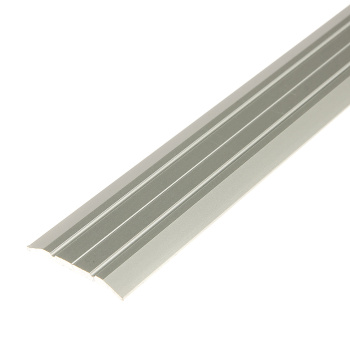 Порог-стык УЗКИЙ ПС 01 1800мм 01л серебро-люкс (25*3мм) Лука *1/6/72