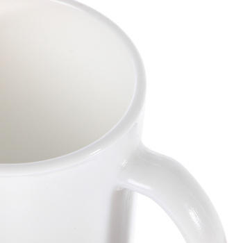 Кружка стекло 280мл Белая без рисунка MKB280 "DECO" *48